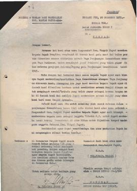 Surat Keputusan Gubemur Aceh Bulan Oktober 1976 tentang penghapusan secara resmi desa/kampung Kru...