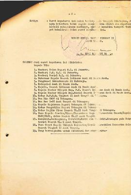 Surat Keputusan Gubemur Aceh Bulan Oktober 1976 tentang penghapusan secara resmi desa/kampung Kru...