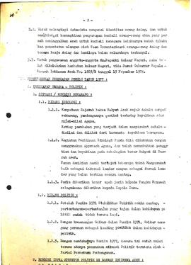 Laporan Gubernur Kepala Daerah Istimewa Aceh dalam Rakor PIM terbatas Medio Mei 1976 di Medan  8