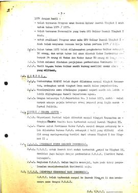 Laporan Gubernur Kepala Daerah Istimewa Aceh dalam Rakor PIM terbatas Medio Mei 1976 di Medan  9