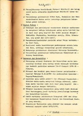 Komando operasi pemulihan keamanan dan ketertiban Daerah Aceh program kerja tahun 1975/1976. (Buk...