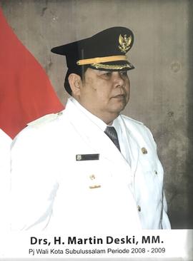 Pj Walikota Subulussalam Drs. H. Martin Deski, MM