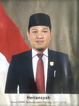 Ketua DPRK Subulussalam Periode II : Heriansyah